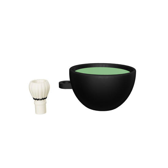 抹茶与茶筅按压器 3D 模型